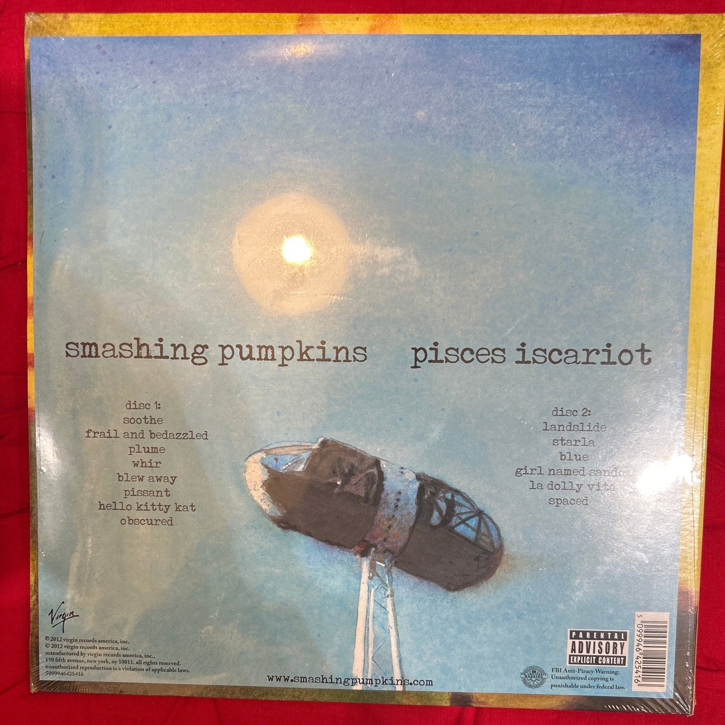 LP Smashing Pumpkins ‎– Pisces Iscariot Nuevo precintado - DISCOS NAKASHA