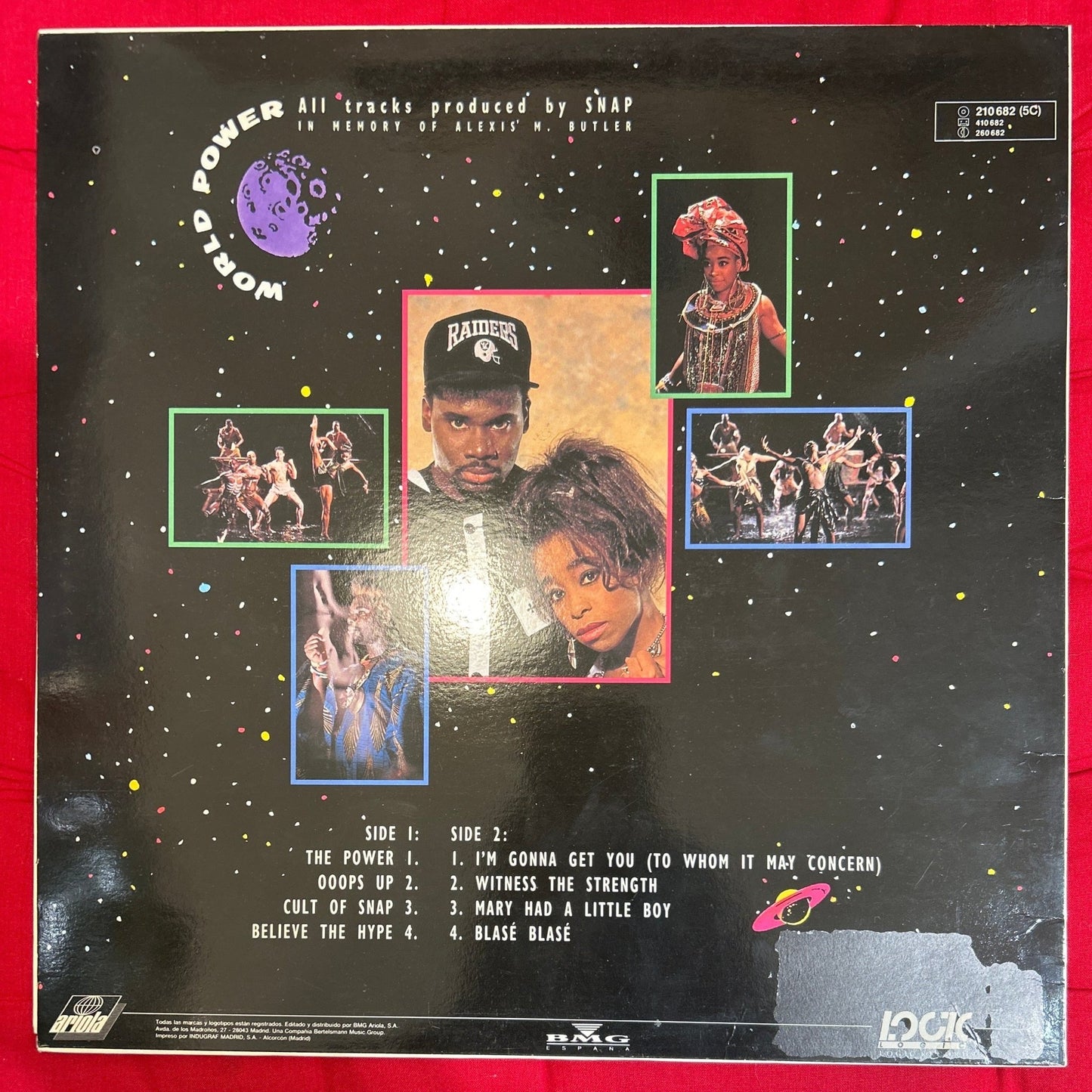 LP Snap! ‎– World Power 2ª Mano - DISCOS NAKASHA