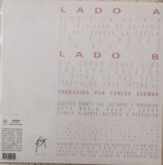 LP Soda Stereo ‎– Doble Vida Nuevo precintado - DISCOS NAKASHA