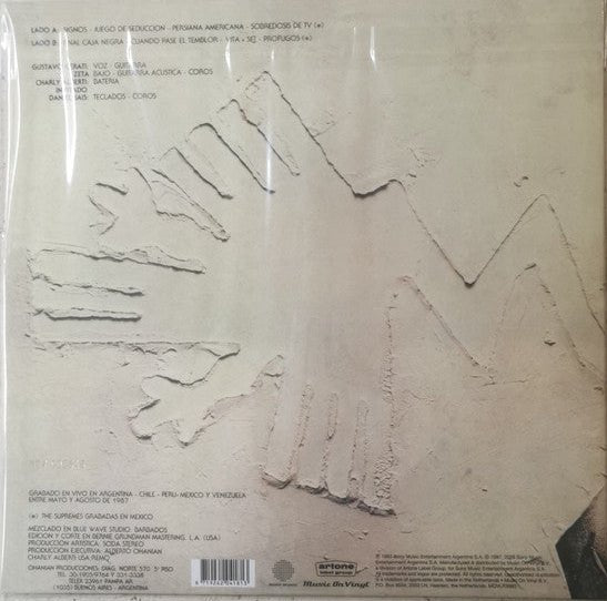LP Soda Stereo ‎– Ruido Blanco (En Vivo) Nuevo precintado - DISCOS NAKASHA