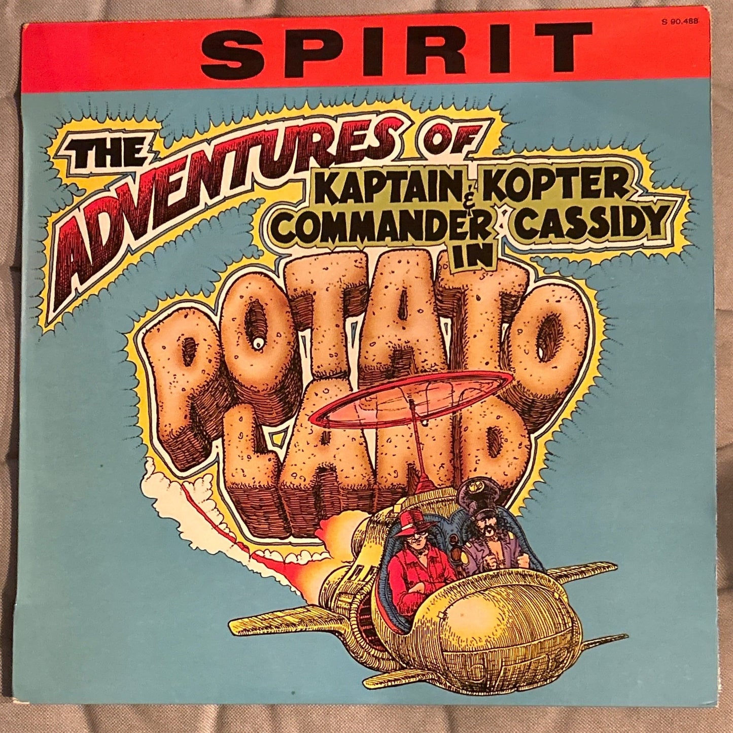 LP Spirit ‎– The Adventures Of Kaptain Kopter & Commander Cassidy In Potato Land 2ª Mano - DISCOS NAKASHA