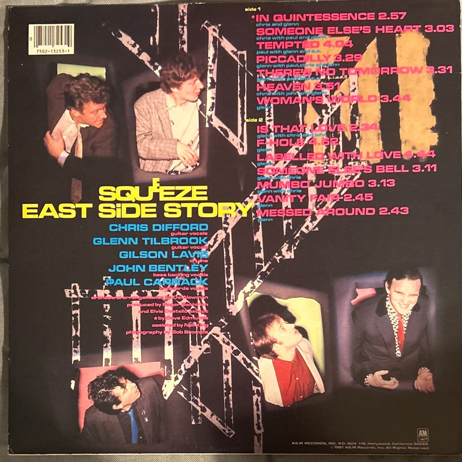 LP Squeeze ‎– East Side Story 2ª Mano - DISCOS NAKASHA