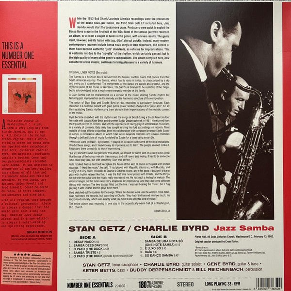 LP Stan Getz, Charlie Byrd – Jazz Samba Nuevo precintado - DISCOS NAKASHA