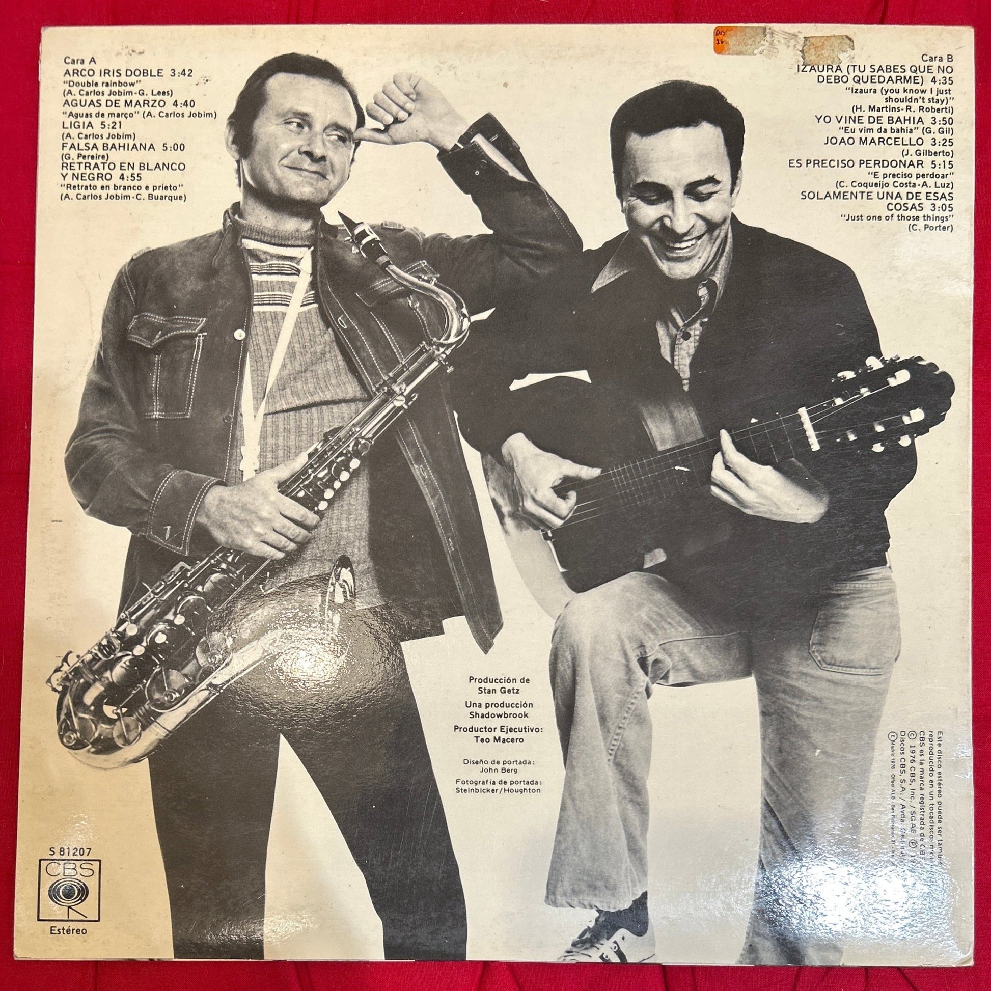 LP Stan Getz Featuring Joao Gilberto ‎– Lo Mejor De Dos Mundos 2ª Mano - DISCOS NAKASHA