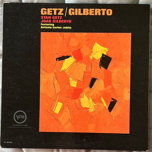 LP Stan Getz / Joao Gilberto Featuring Antonio Carlos Jobim ‎– Getz / Gilberto 2ª Mano - DISCOS NAKASHA