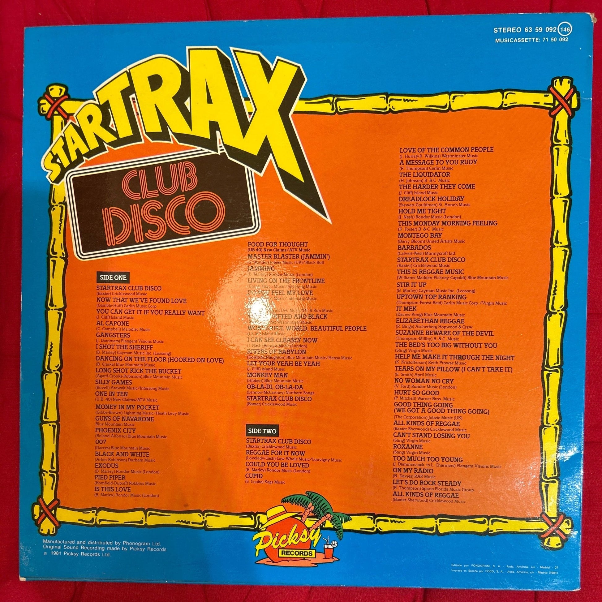 LP Startrax – Reggae's Greatest Hits 2ª Mano - DISCOS NAKASHA