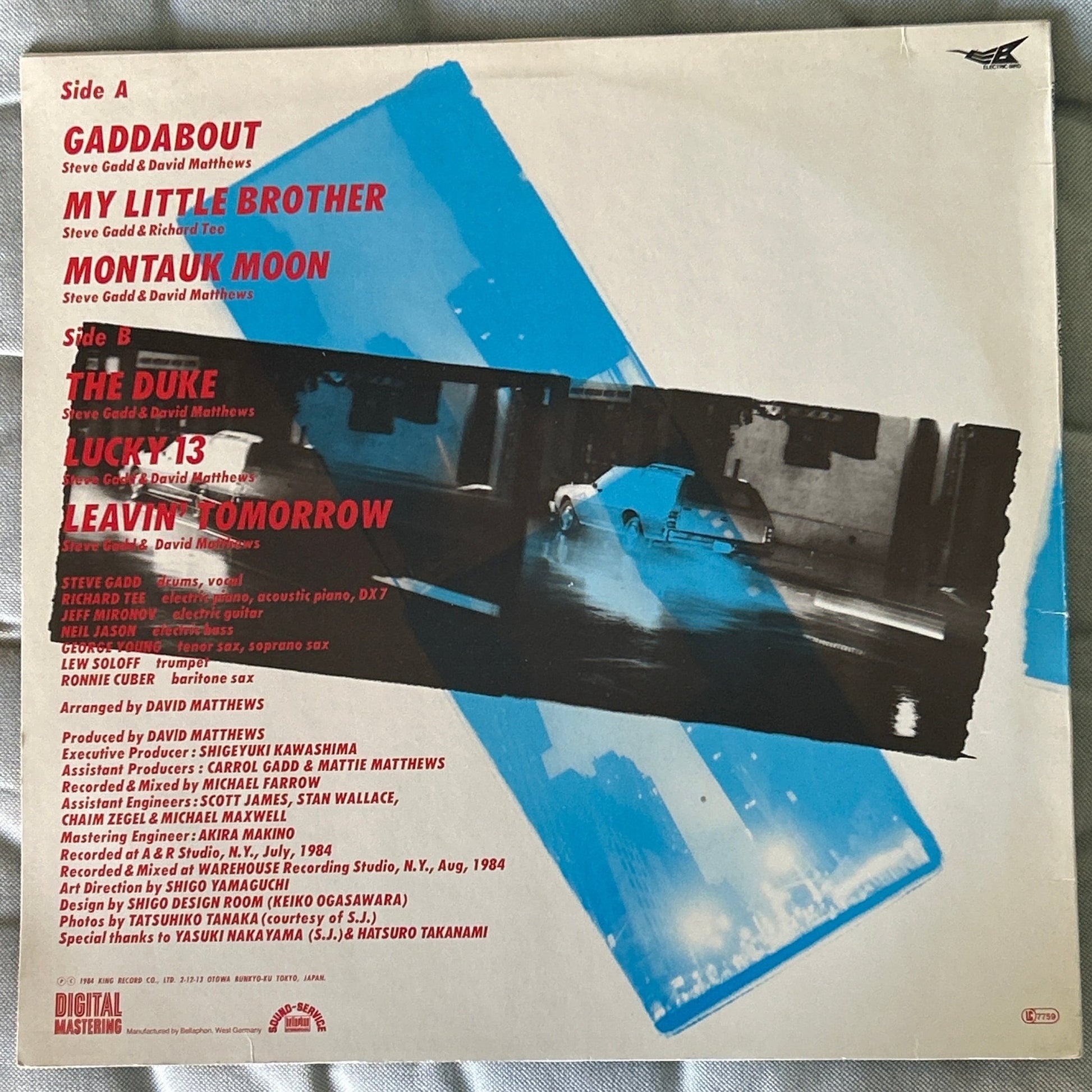 LP Steve Gadd ‎– Gaddabout 2ª Mano - DISCOS NAKASHA