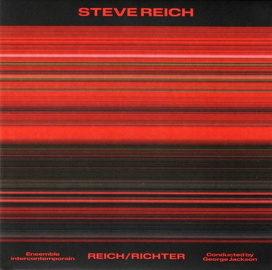 LP Steve Reich / Ensemble Intercontemporain Conducted By George Jackson – Reich/Richter Nuevo precintado - DISCOS NAKASHA