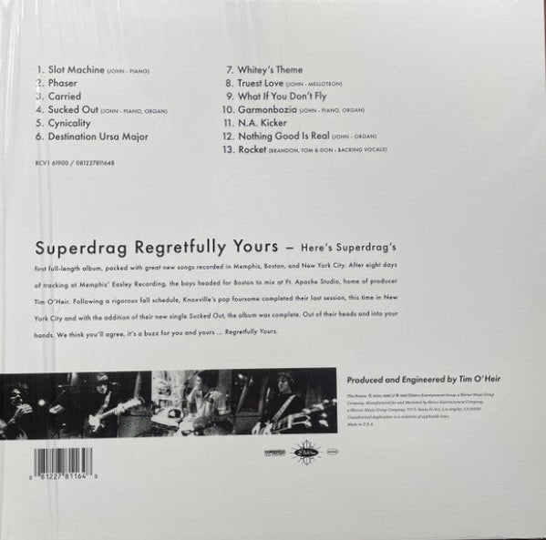 LP Superdrag ‎– Regretfully Yours Nuevo precintado - DISCOS NAKASHA