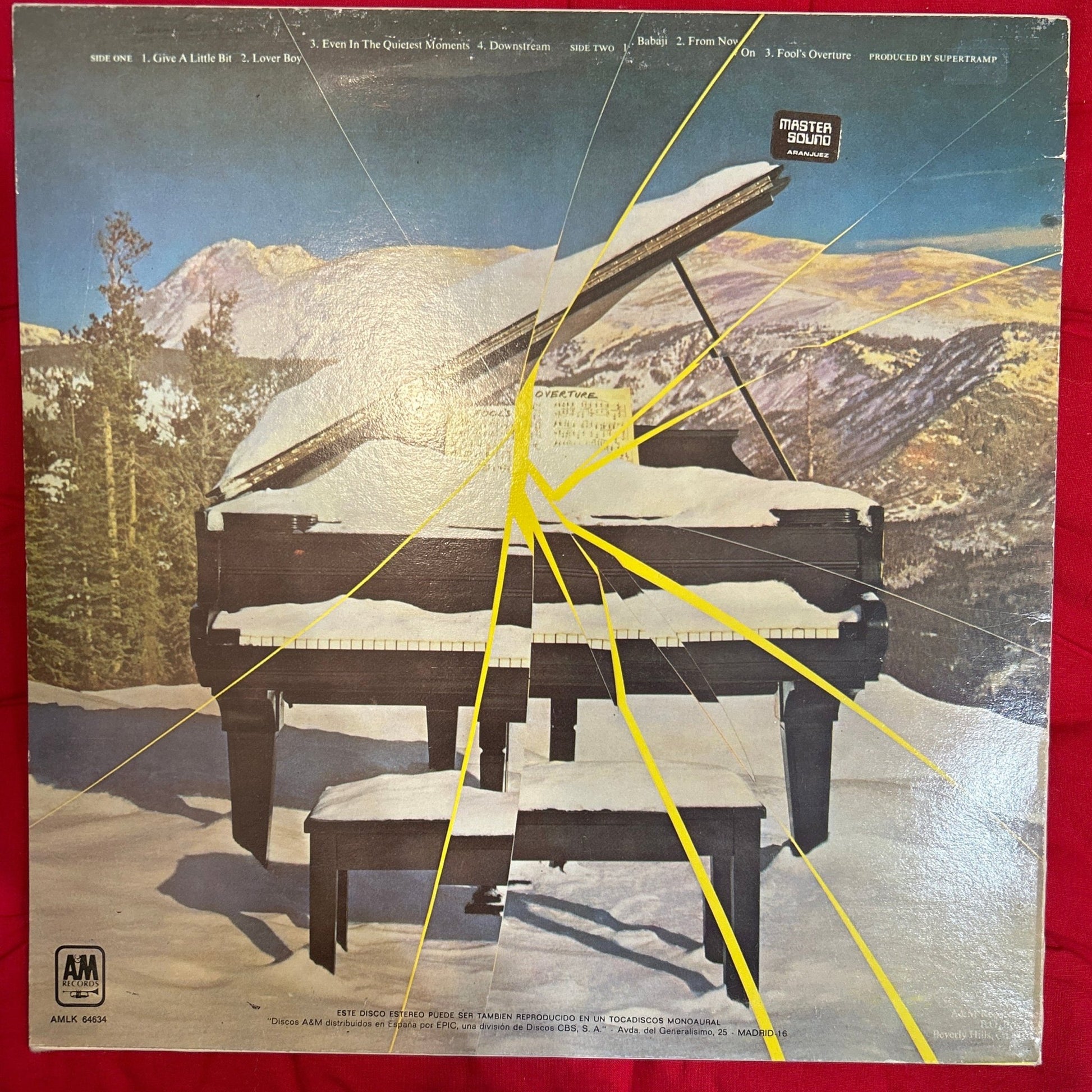 LP Supertramp ‎– Even In The Quietest Moments... 2ª mano - DISCOS NAKASHA