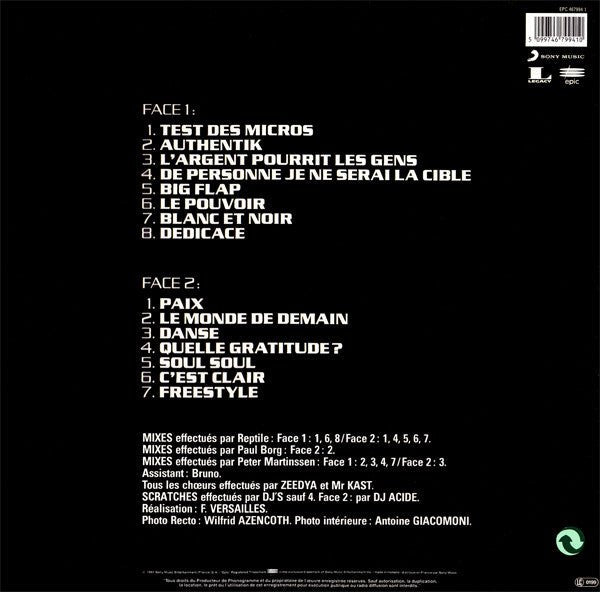 LP Suprême NTM ‎– Authentik Nuevo precintado - DISCOS NAKASHA