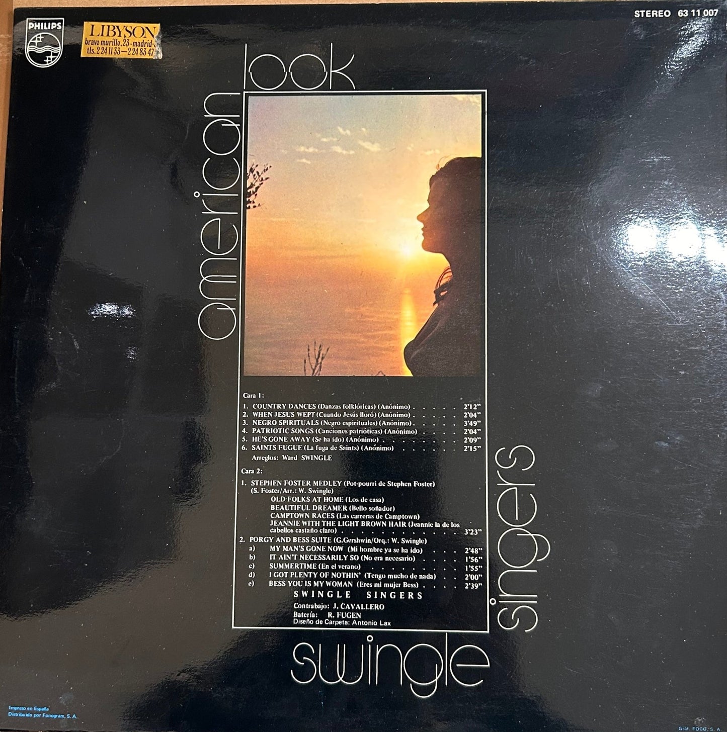 LP Swingle Singers ‎– American Look 2ª mano - DISCOS NAKASHA