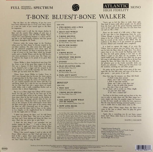LP T-Bone Walker – T-Bone Blues Nuevo precintado - DISCOS NAKASHA
