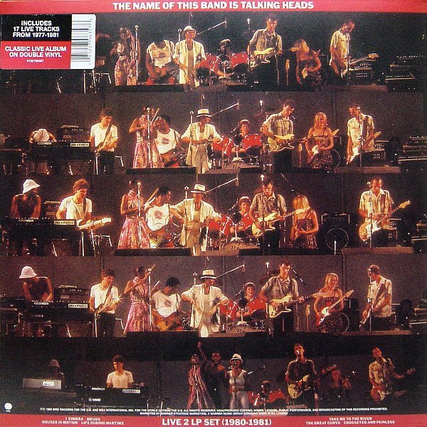 LP Talking Heads ‎– The Name Of This Band Is Talking Heads Nuevo precintado - DISCOS NAKASHA