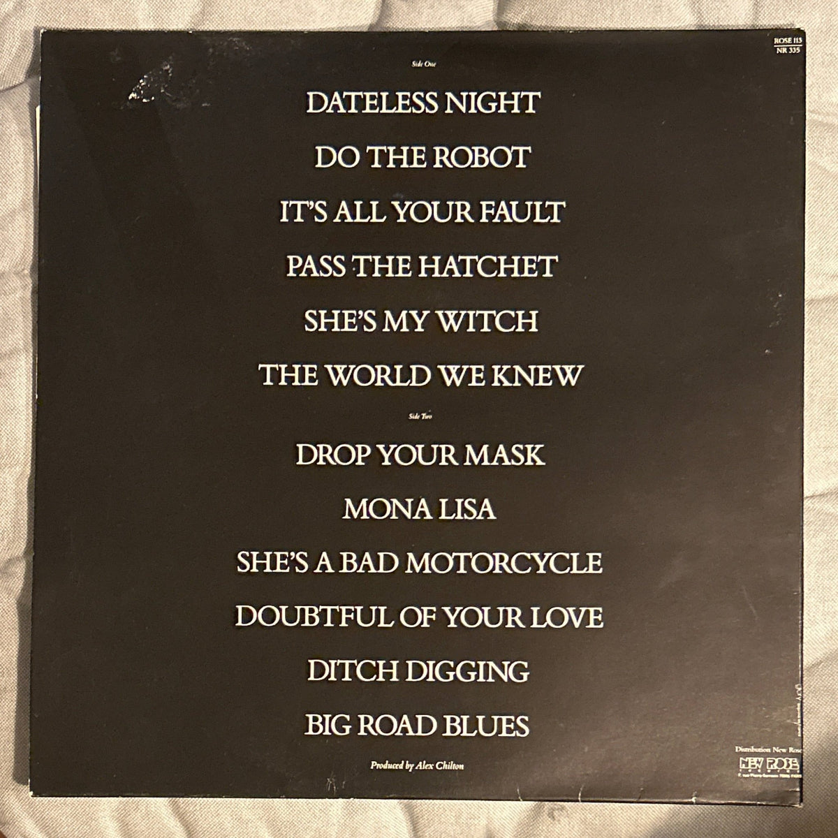 LP Tav Falco's Panther Burns ‎– The World We Knew 2ª Mano - DISCOS NAKASHA