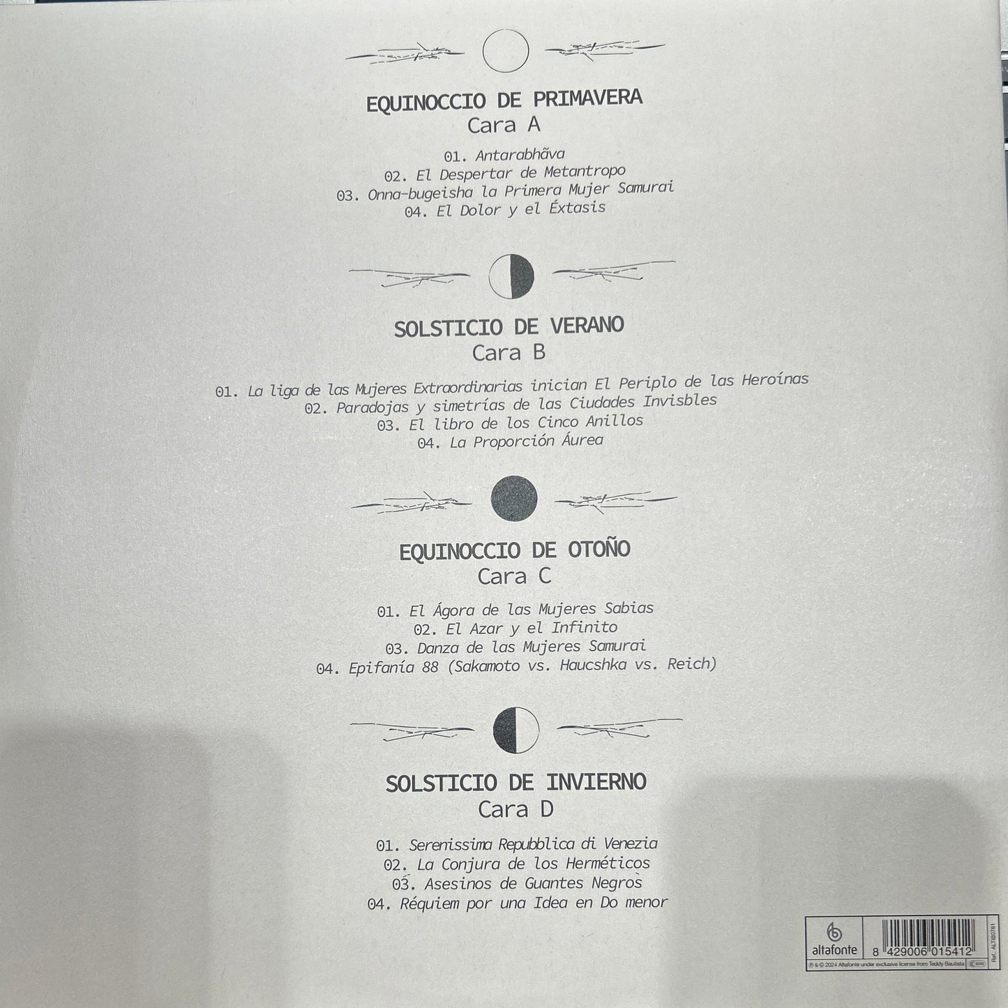 LP Teddy Bautista – Ciclos 5.0 – El Periplo De Las Heroínas 2ª Mano - DISCOS NAKASHA