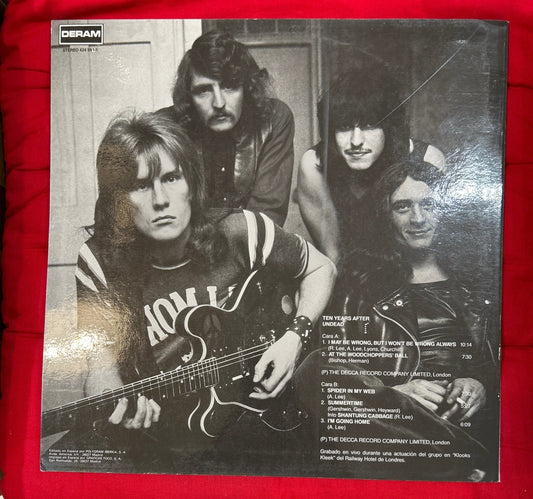 LP Ten Years After ‎– Undead 2ª Mano - DISCOS NAKASHA