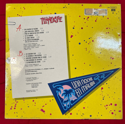 LP Tennessee – Una Noche En Malibú 2ª Mano - DISCOS NAKASHA