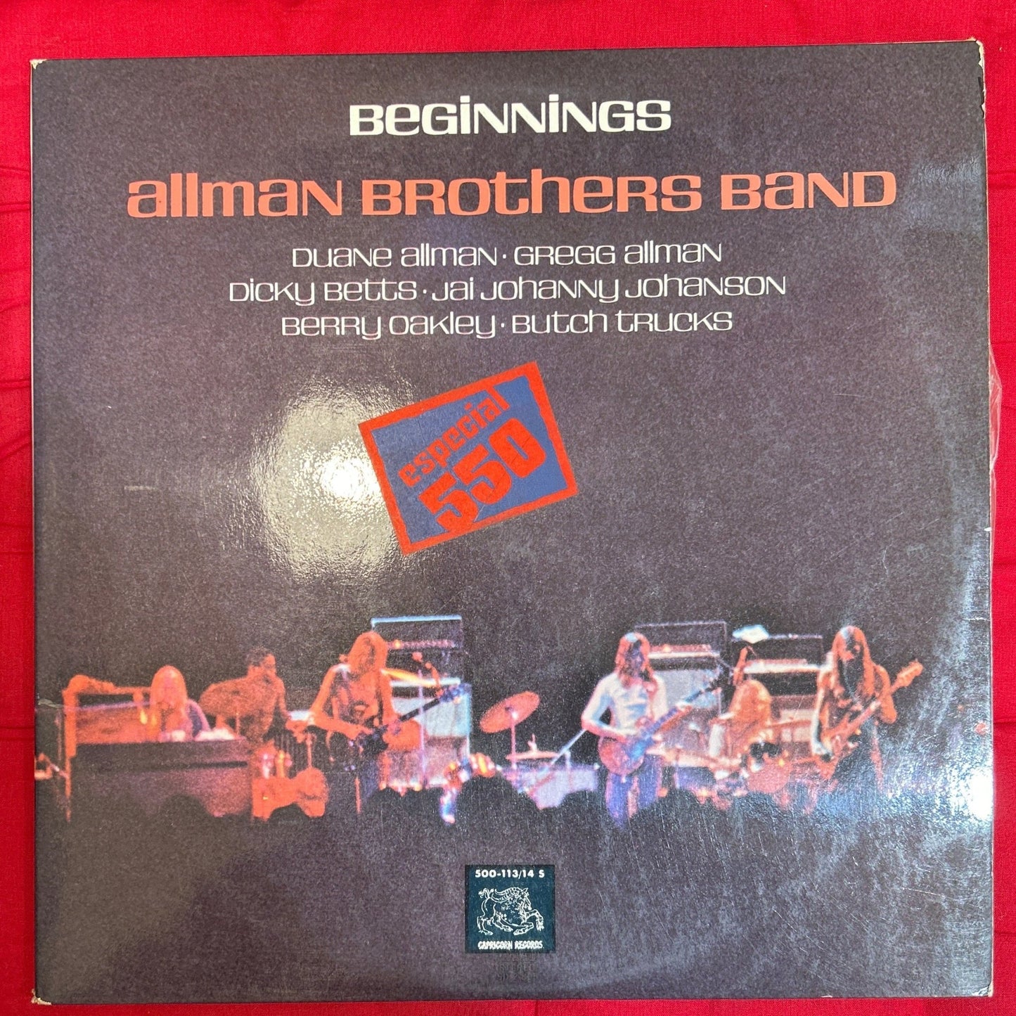 LP The Allman Brothers Band ‎– Beginnings 2ª Mano - DISCOS NAKASHA