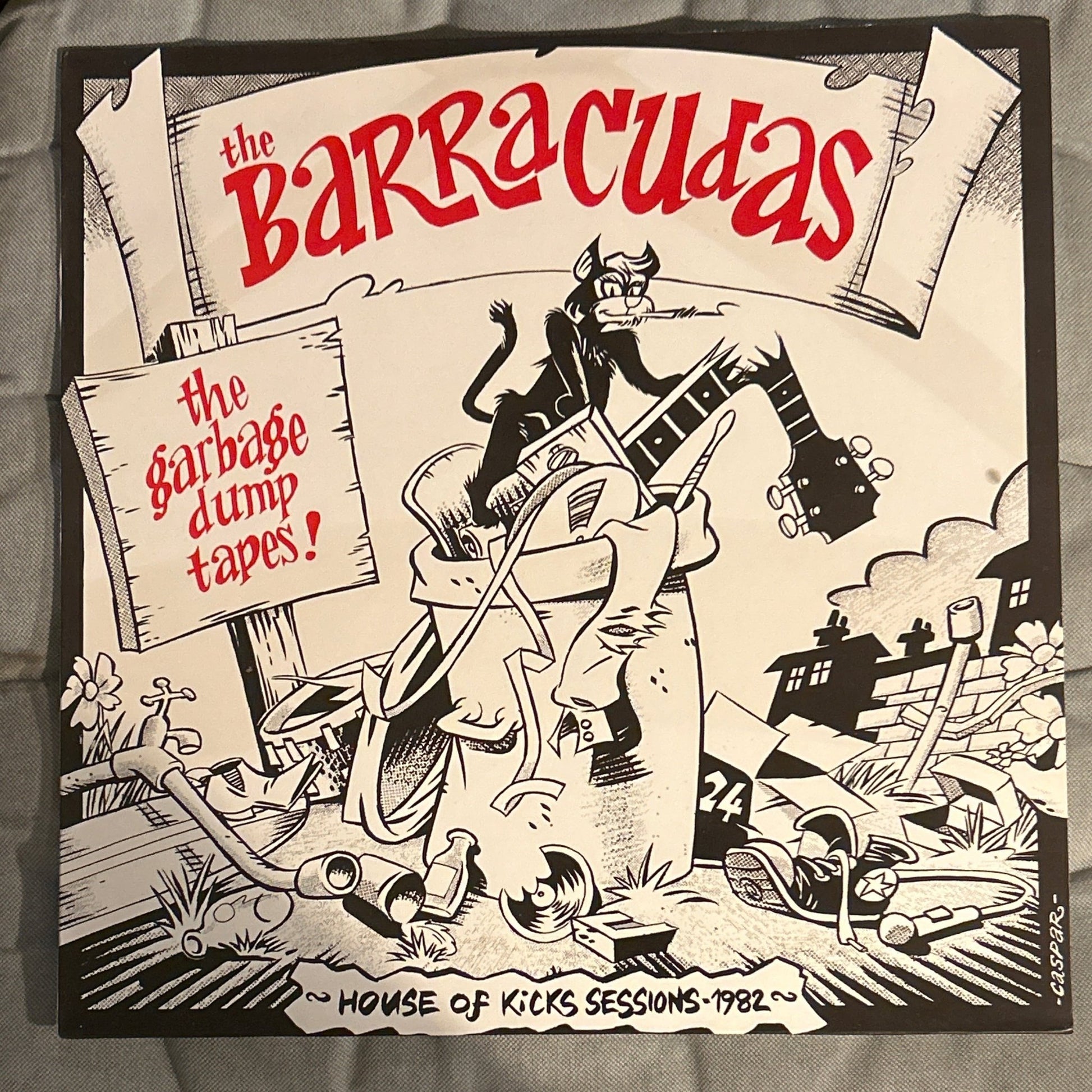 LP The Barracudas ‎– The Garbage Dump Tapes: House Of Kicks Sessions-1982 2ª Mano - DISCOS NAKASHA