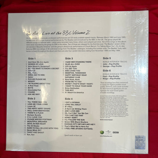 LP The Beatles ‎– Live At The BBC Volume 2 Nuevo precintado - DISCOS NAKASHA