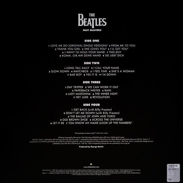 LP The Beatles – Past Masters I & II Nuevo precintado - DISCOS NAKASHA