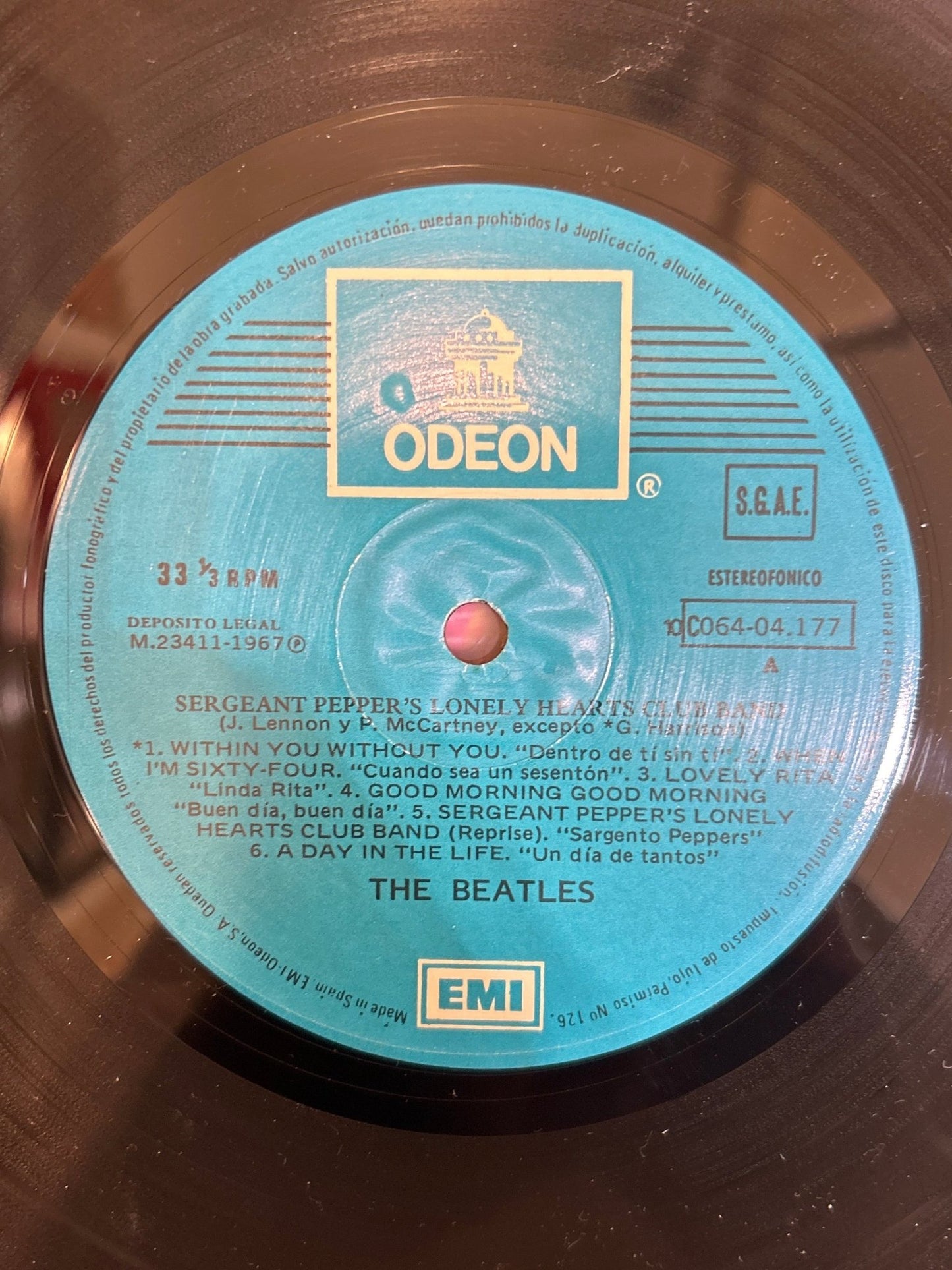 LP The Beatles ‎– Sgt. Pepper's Lonely Hearts Club Band 2ª Mano - DISCOS NAKASHA