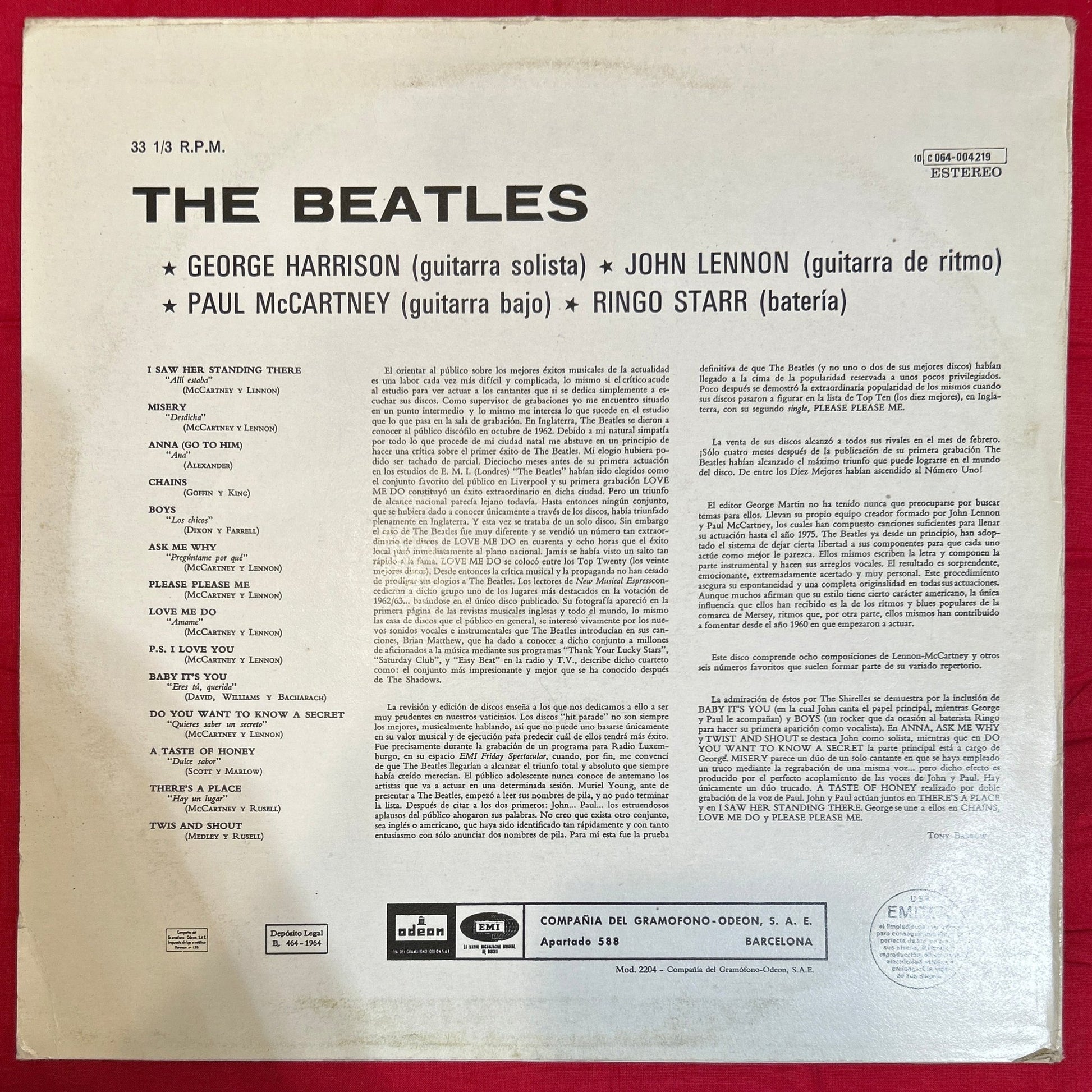LP The Beatles ‎– The Beatles 2ª Mano - DISCOS NAKASHA
