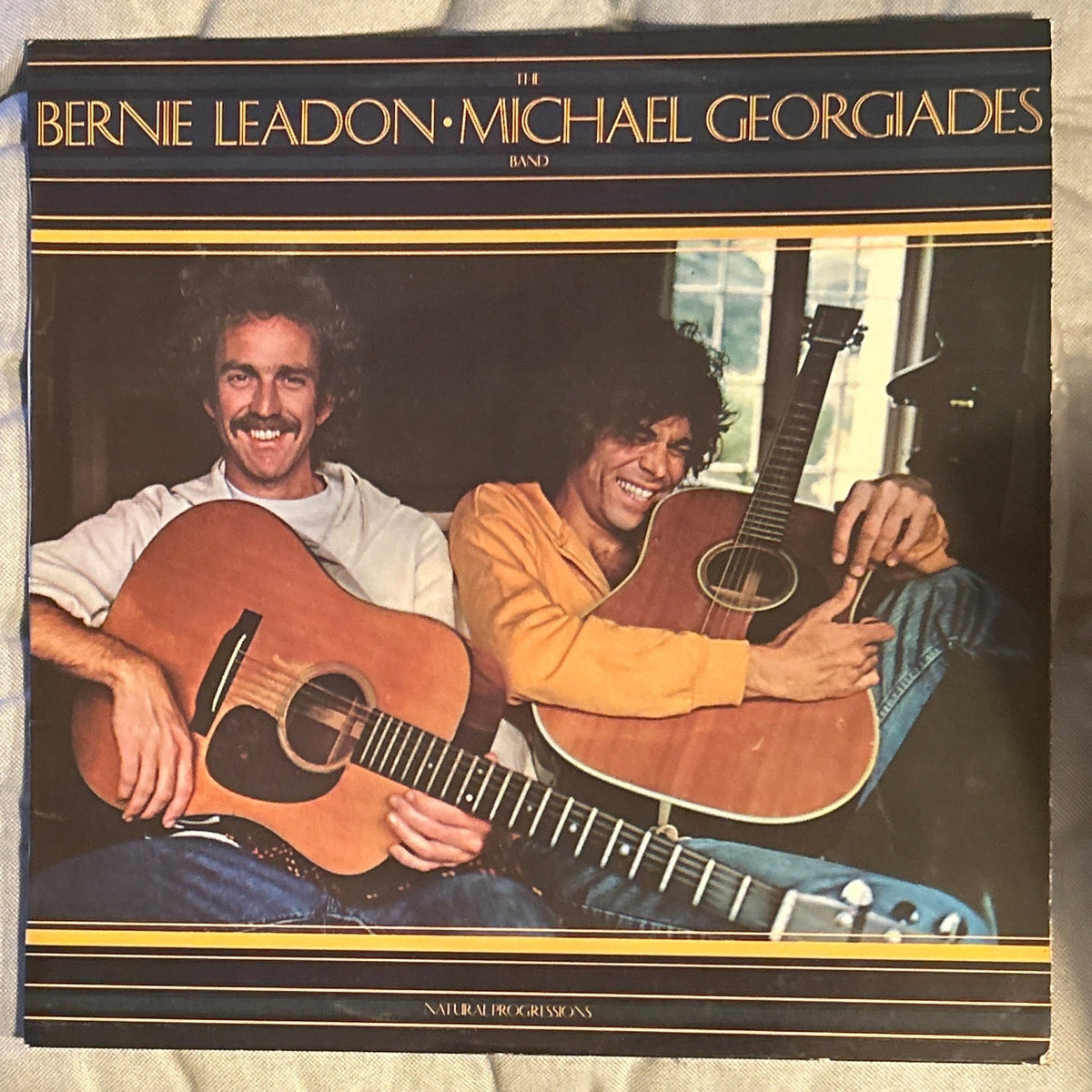 LP The Bernie Leadon-Michael Georgiades Band ‎– Natural Progressions 2ª Mano - DISCOS NAKASHA