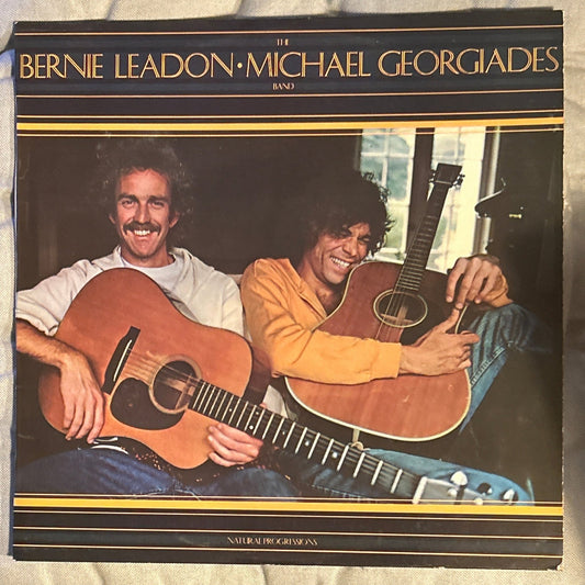 LP The Bernie Leadon-Michael Georgiades Band ‎– Natural Progressions 2ª Mano - DISCOS NAKASHA