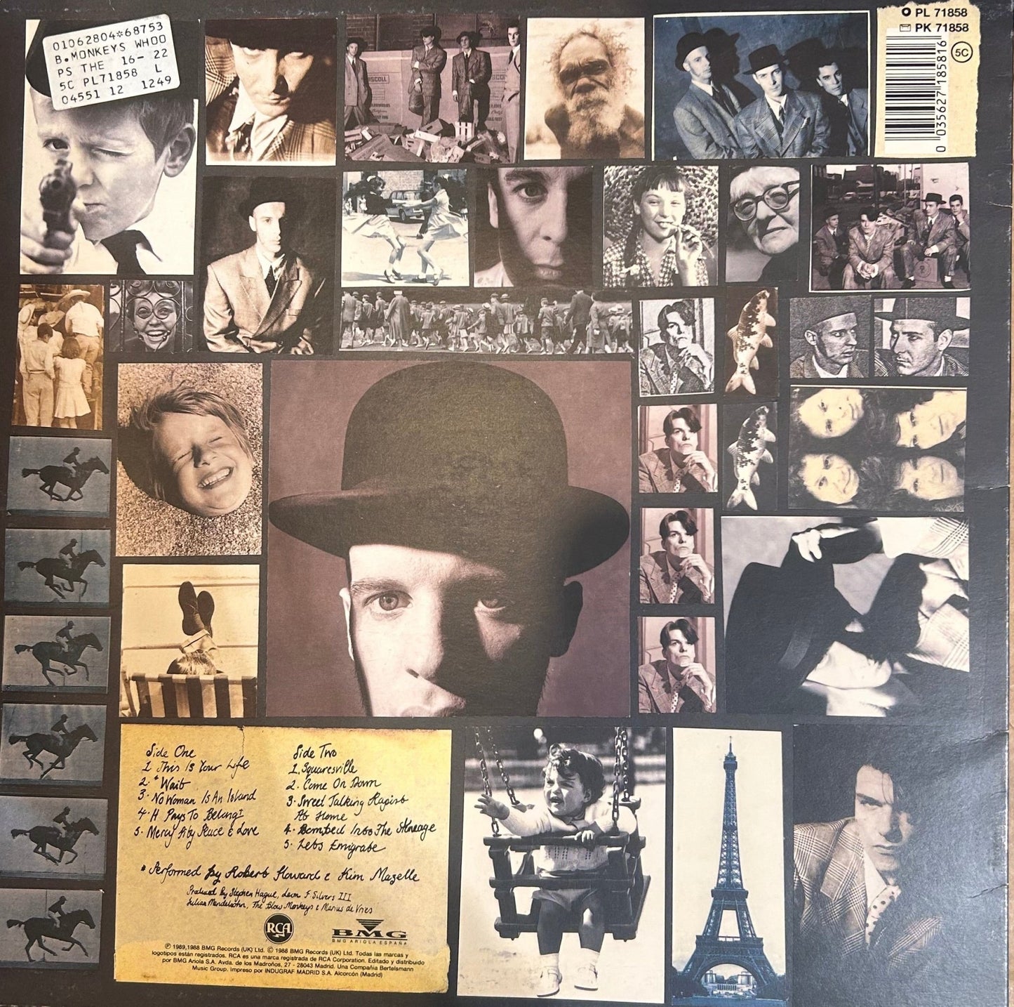 LP The Blow Monkeys ‎– Whoops! There Goes The Neighbourhood 2ª Mano (Producto exclusivo recogida en tienda) - DISCOS NAKASHA
