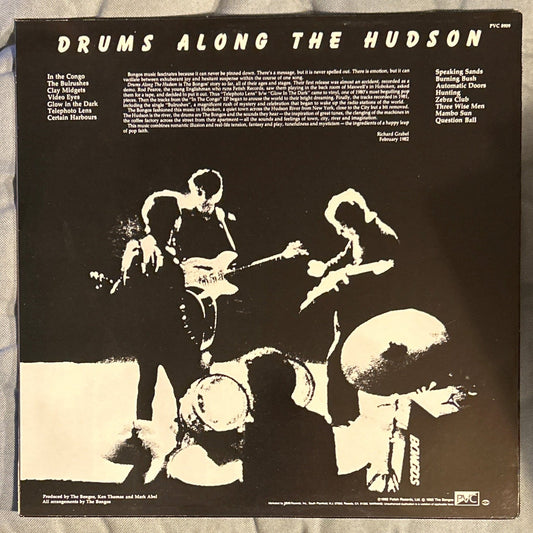 LP The Bongos ‎– Drums Along The Hudson 2ª Mano - DISCOS NAKASHA