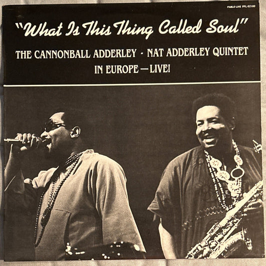 LP The Cannonball Adderley - Nat Adderley Quintet ‎– What Is This Thing Called Soul (In Europe - Live!) 2ª Mano - DISCOS NAKASHA