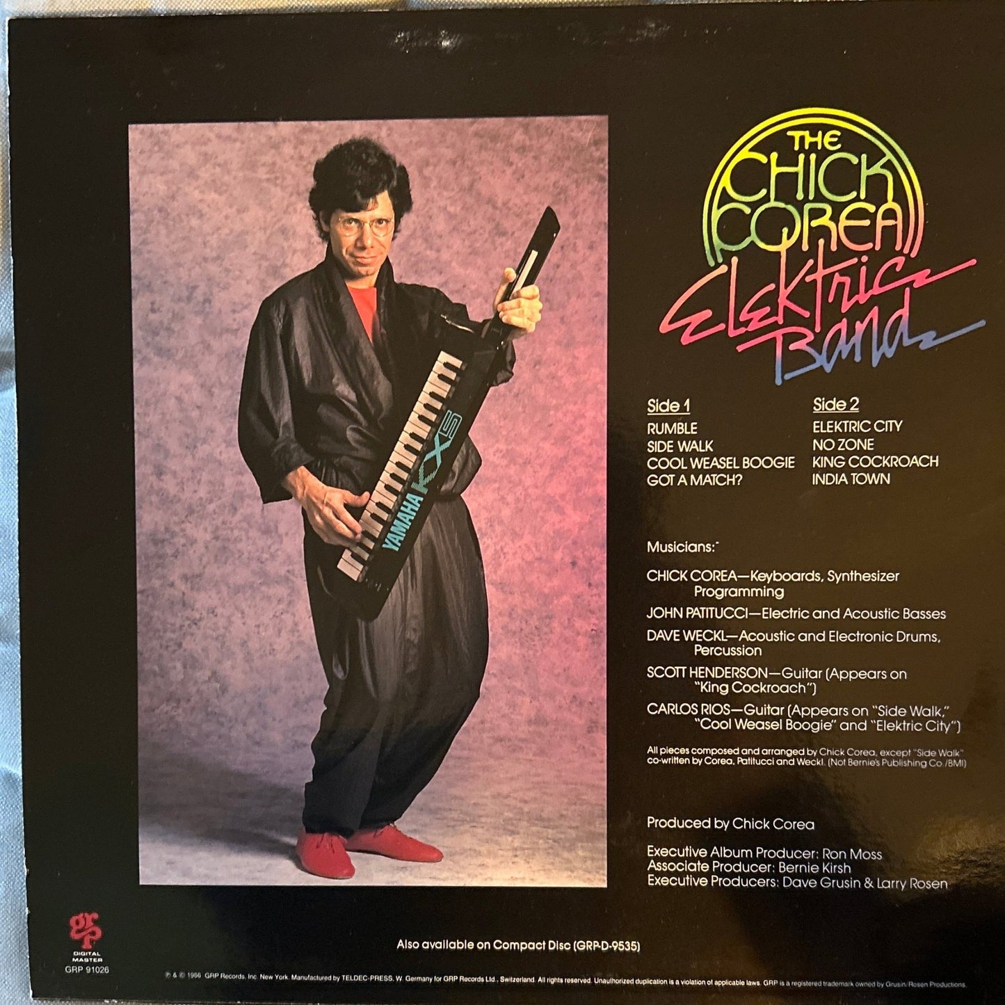 LP The Chick Corea Elektric Band ‎– The Chick Corea Elektric Band 2ª Mano (Audio incluido) - DISCOS NAKASHA