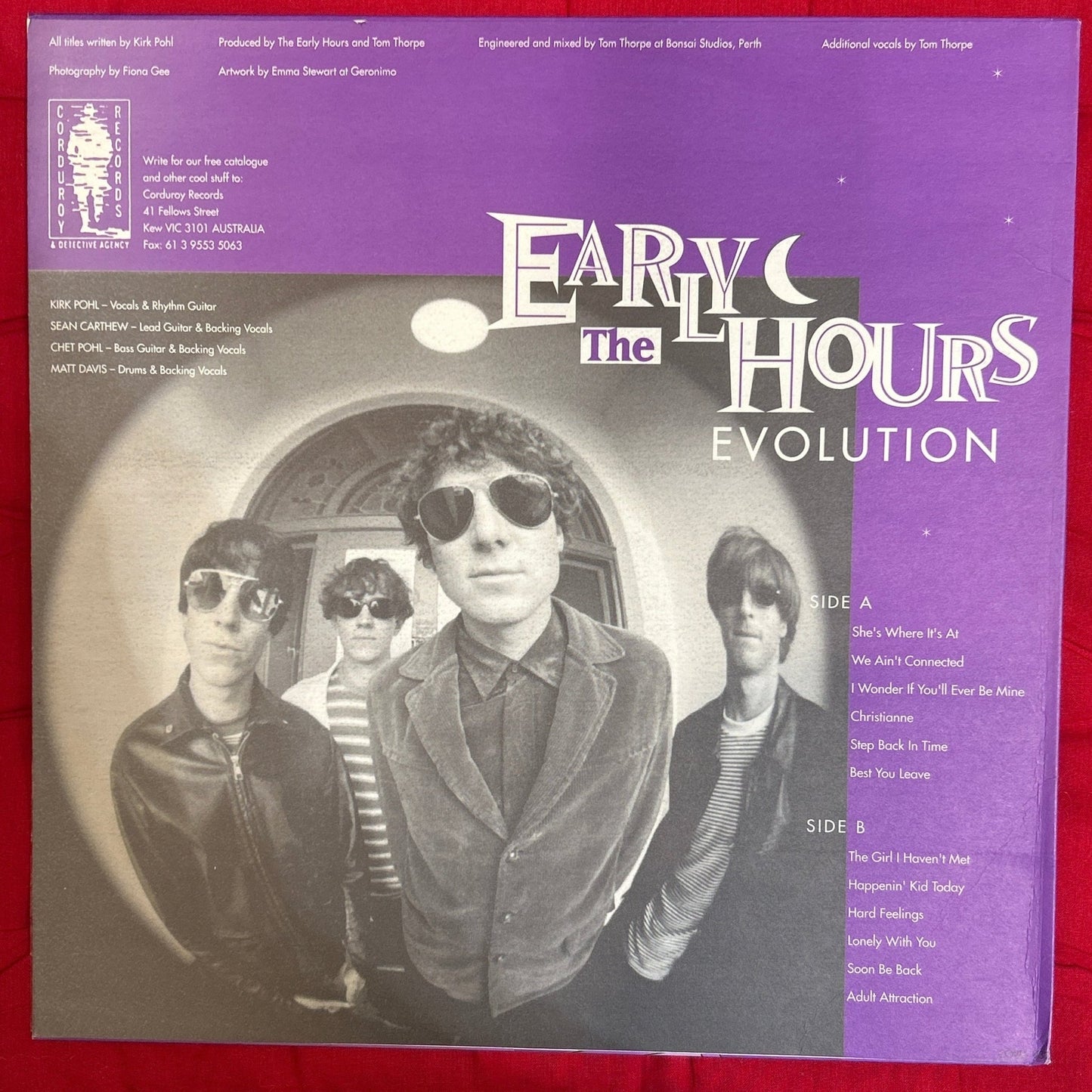 LP The Early Hours ‎– Evolution 2ª mano - DISCOS NAKASHA