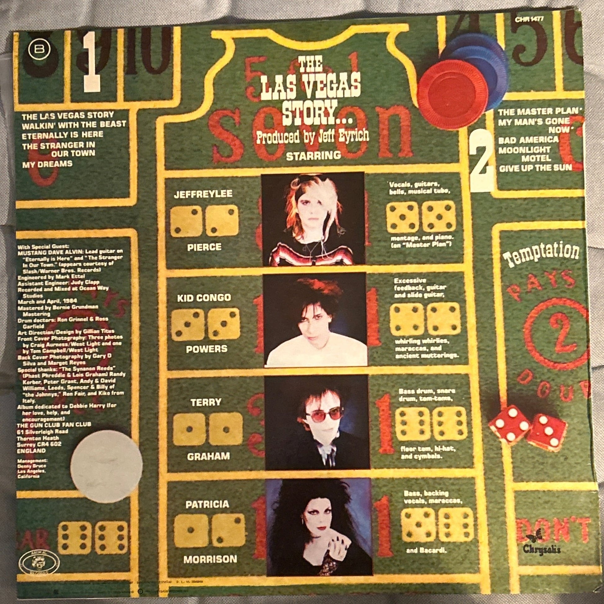 LP The Gun Club – The Las Vegas Story 2ª Mano - DISCOS NAKASHA