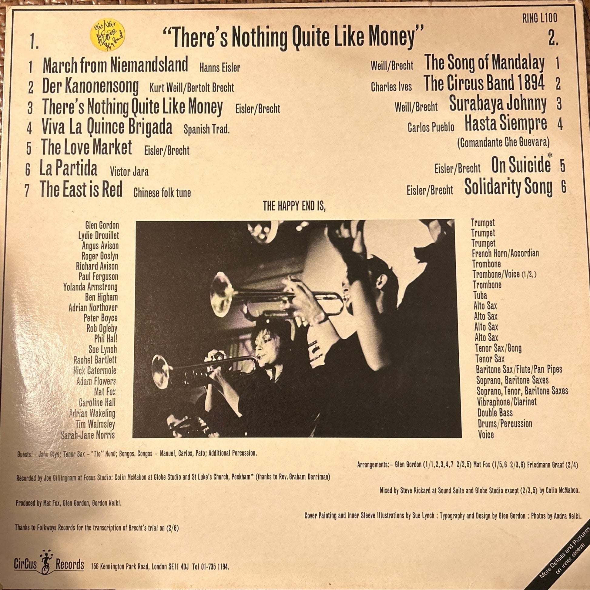 LP The Happy End ‎– There's Nothing Quite Like Money 2ª mano - DISCOS NAKASHA