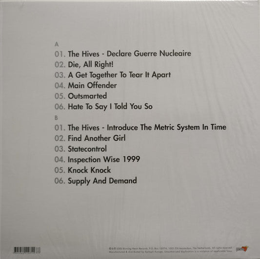 LP The Hives ‎– Veni Vidi Vicious Nuevo precintado - DISCOS NAKASHA
