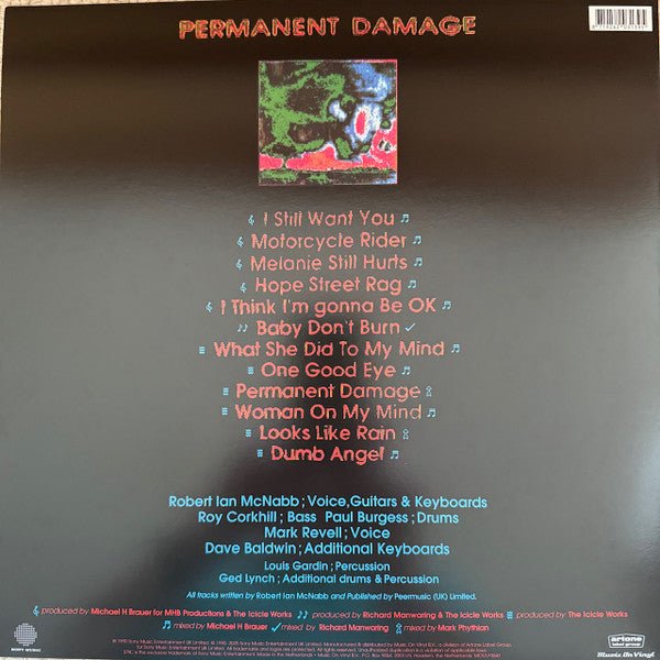 LP The Icicle Works – Permanent Damage Nuevo precintado - DISCOS NAKASHA