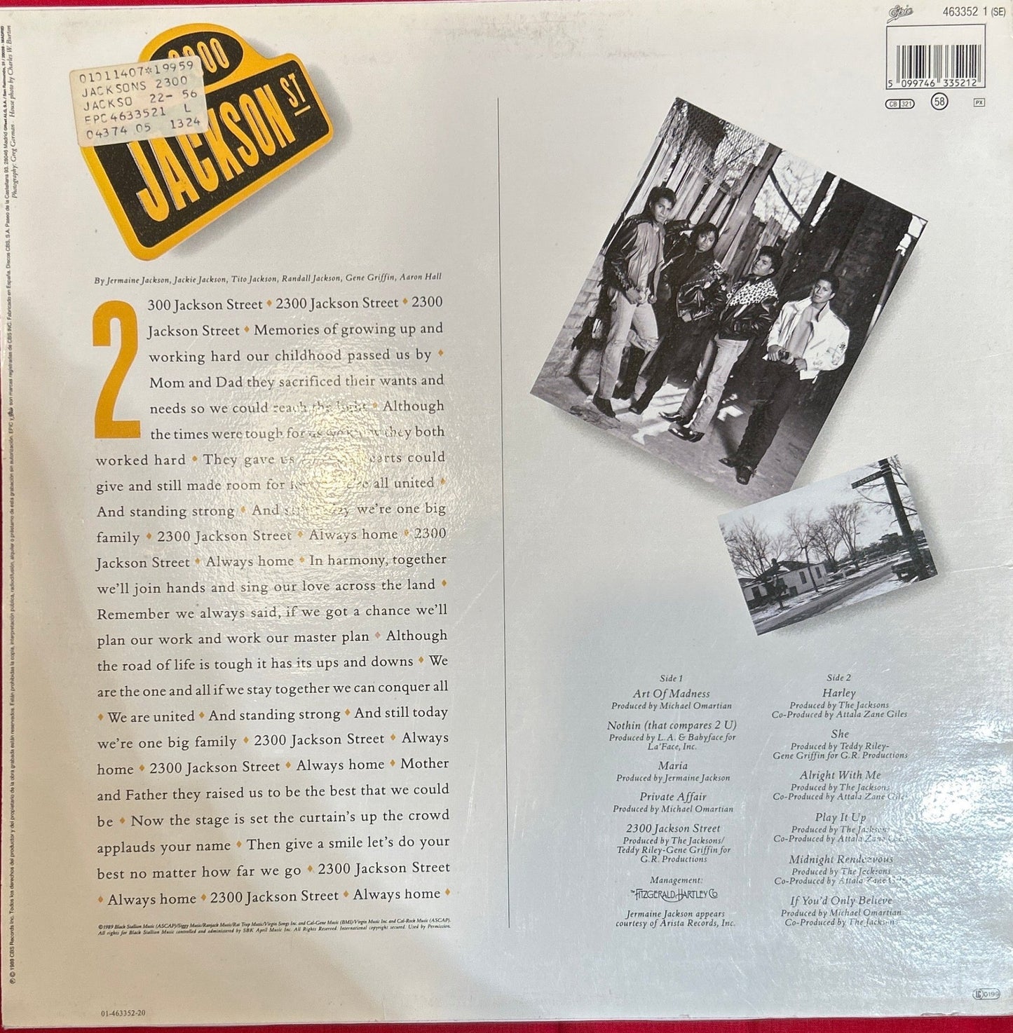 LP The Jacksons ‎– 2300 Jackson Street 2ª Mano - DISCOS NAKASHA