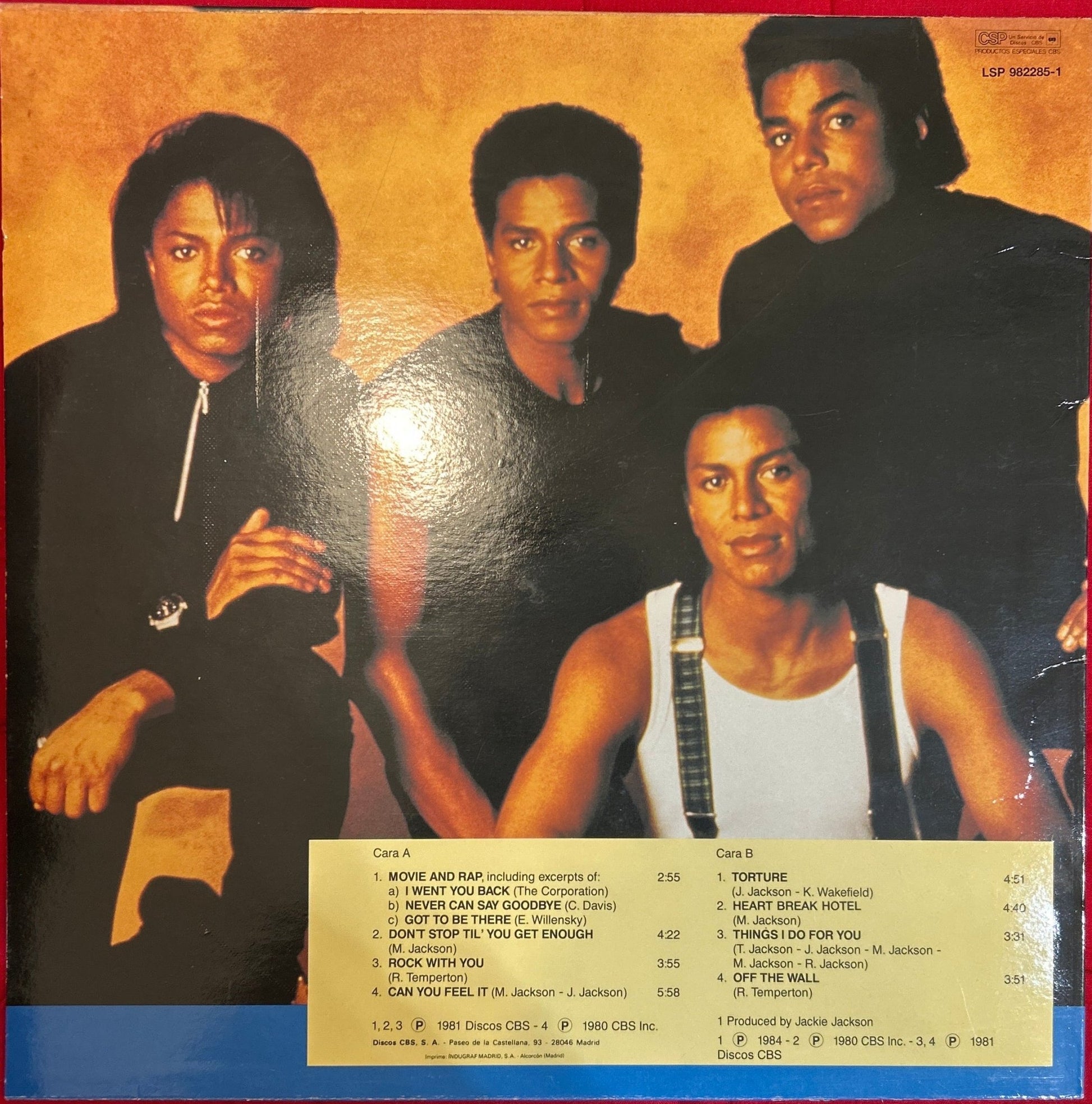 LP The Jacksons ‎– The Jacksons 2ª Mano - DISCOS NAKASHA