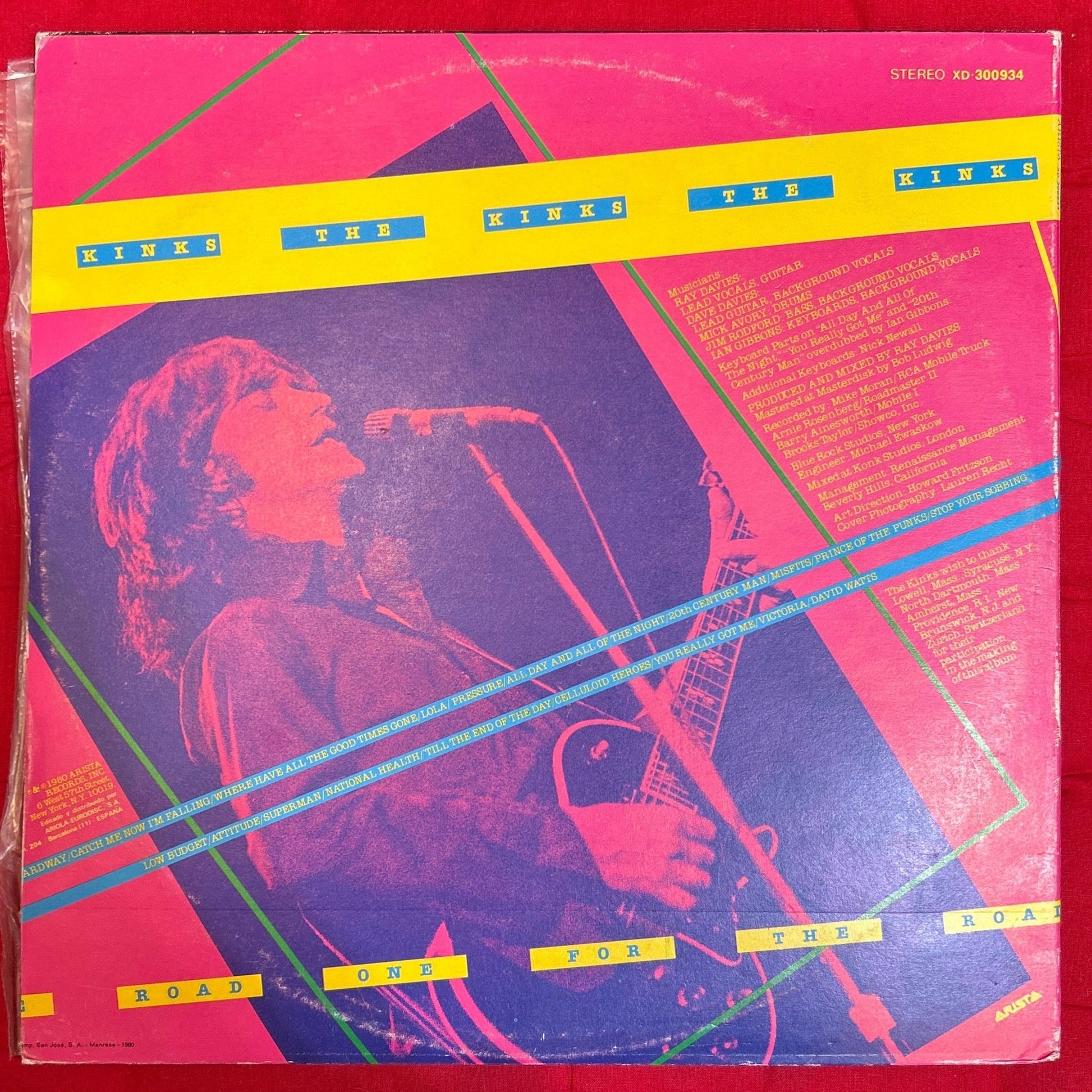 LP The Kinks ‎– One For The Road 2ª Mano - DISCOS NAKASHA
