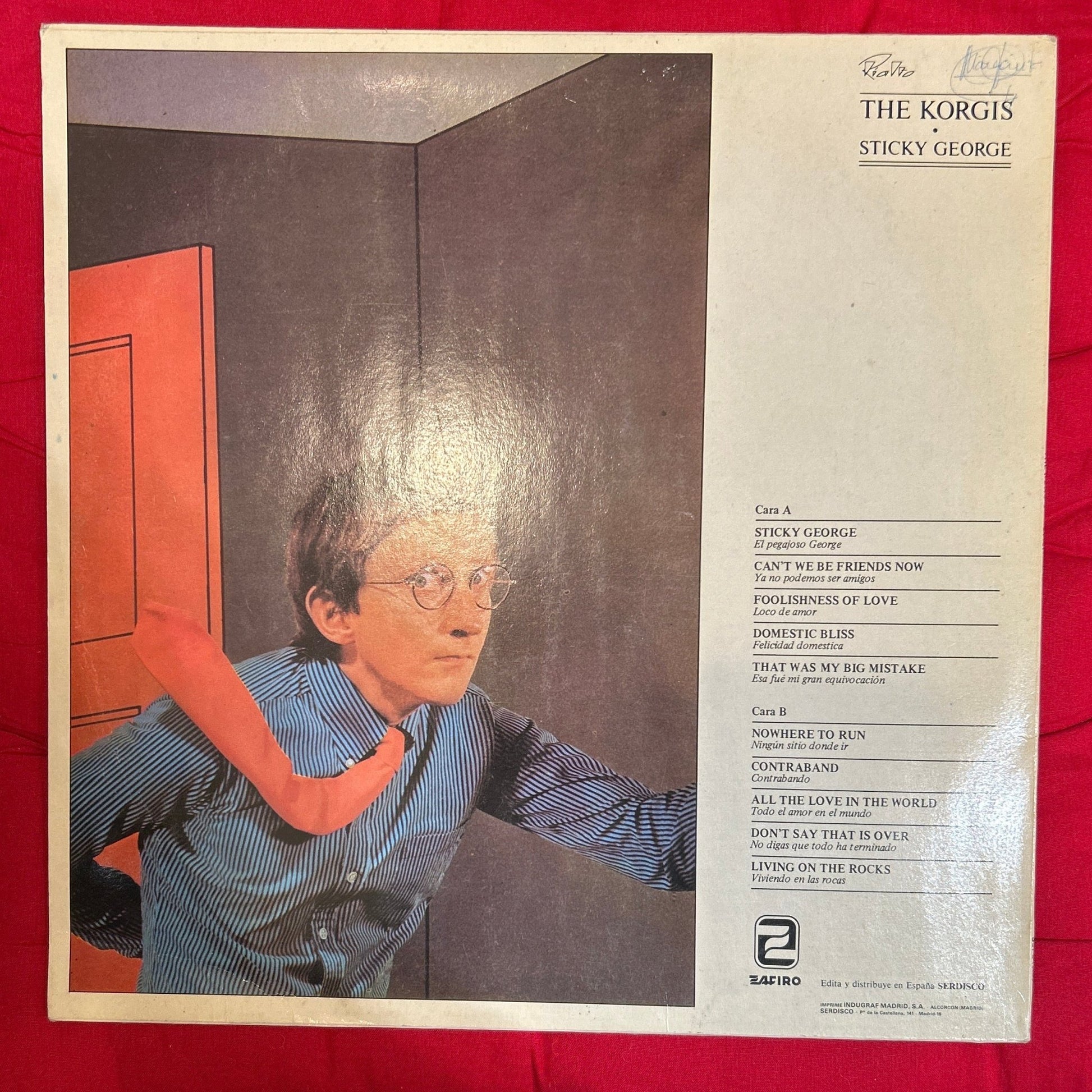 LP The Korgis ‎– Sticky George 2ª Mano - DISCOS NAKASHA
