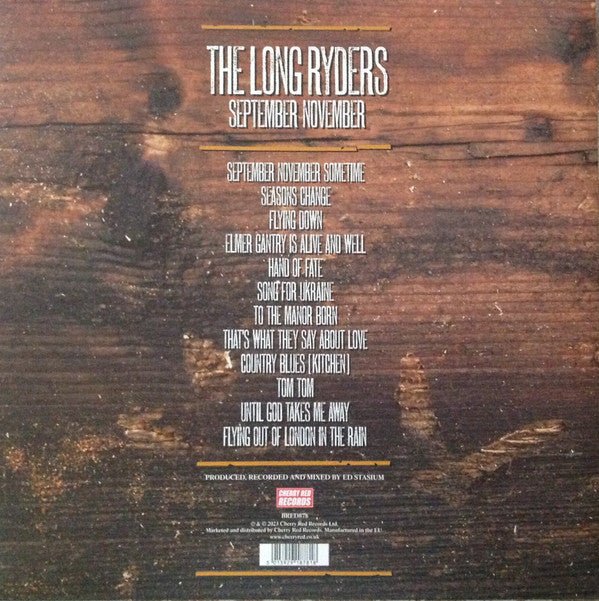 LP The Long Ryders ‎– September November Nuevo precintado - DISCOS NAKASHA