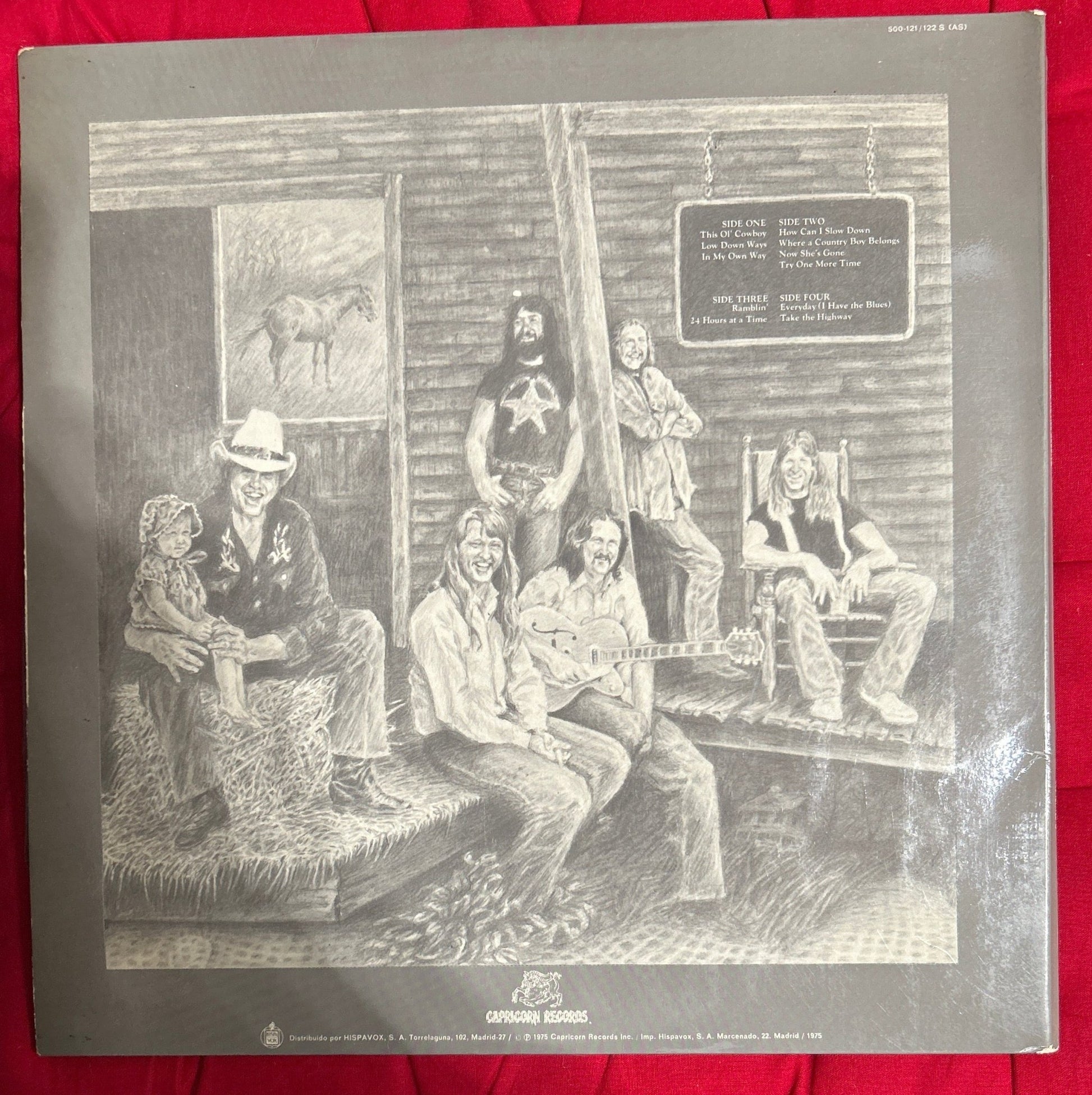 LP The Marshall Tucker Band ‎– Where We All Belong 2ª Mano - DISCOS NAKASHA