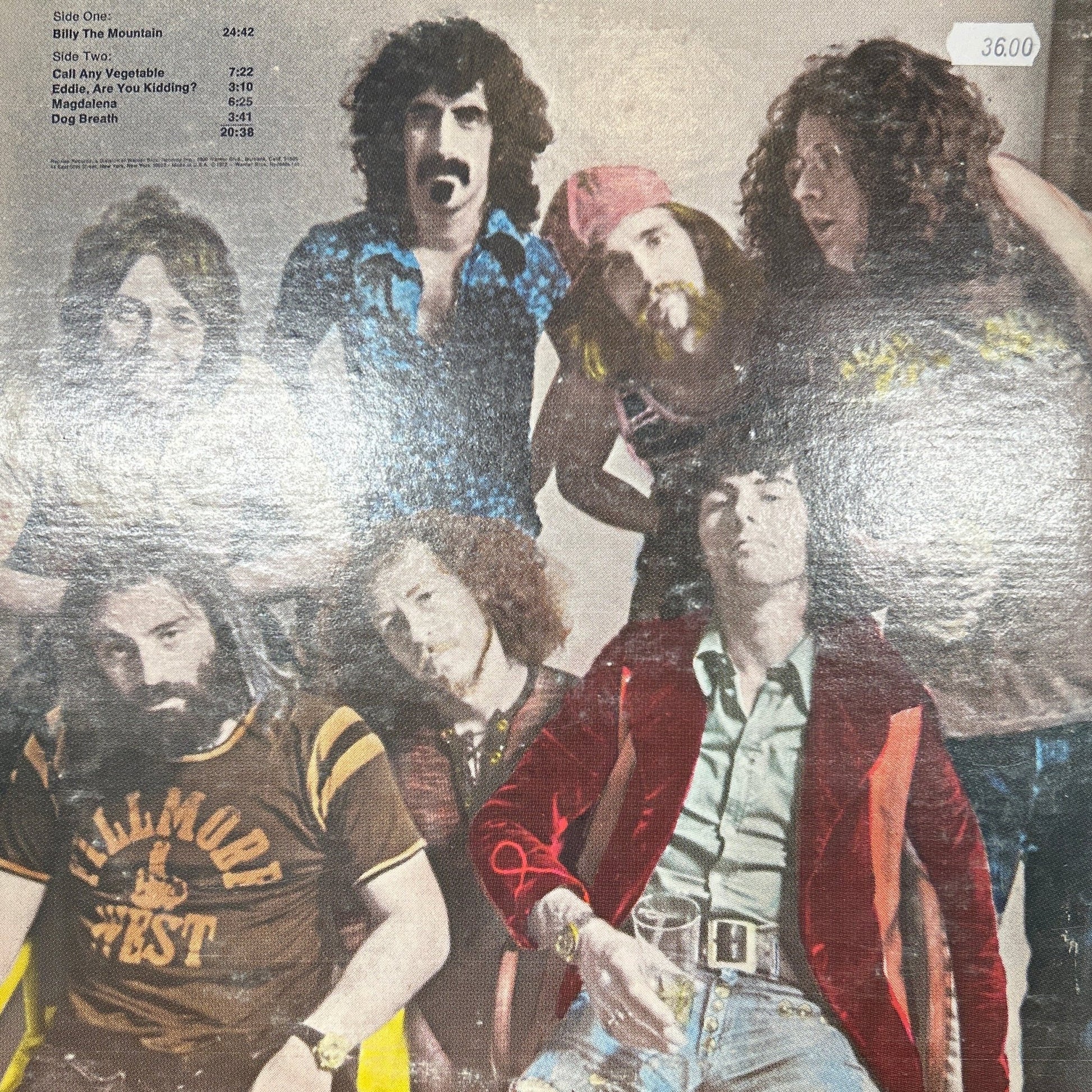 LP The Mothers ‎– Just Another Band From L.A. 2ª Mano - DISCOS NAKASHA