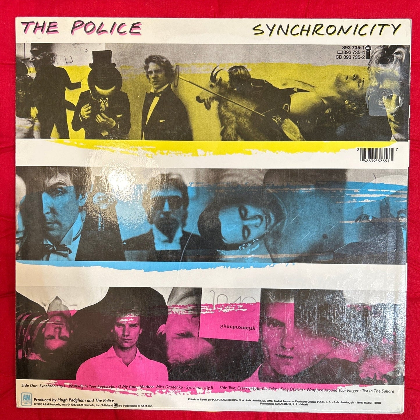 LP The Police - Synchronicity 2ª mano - DISCOS NAKASHA