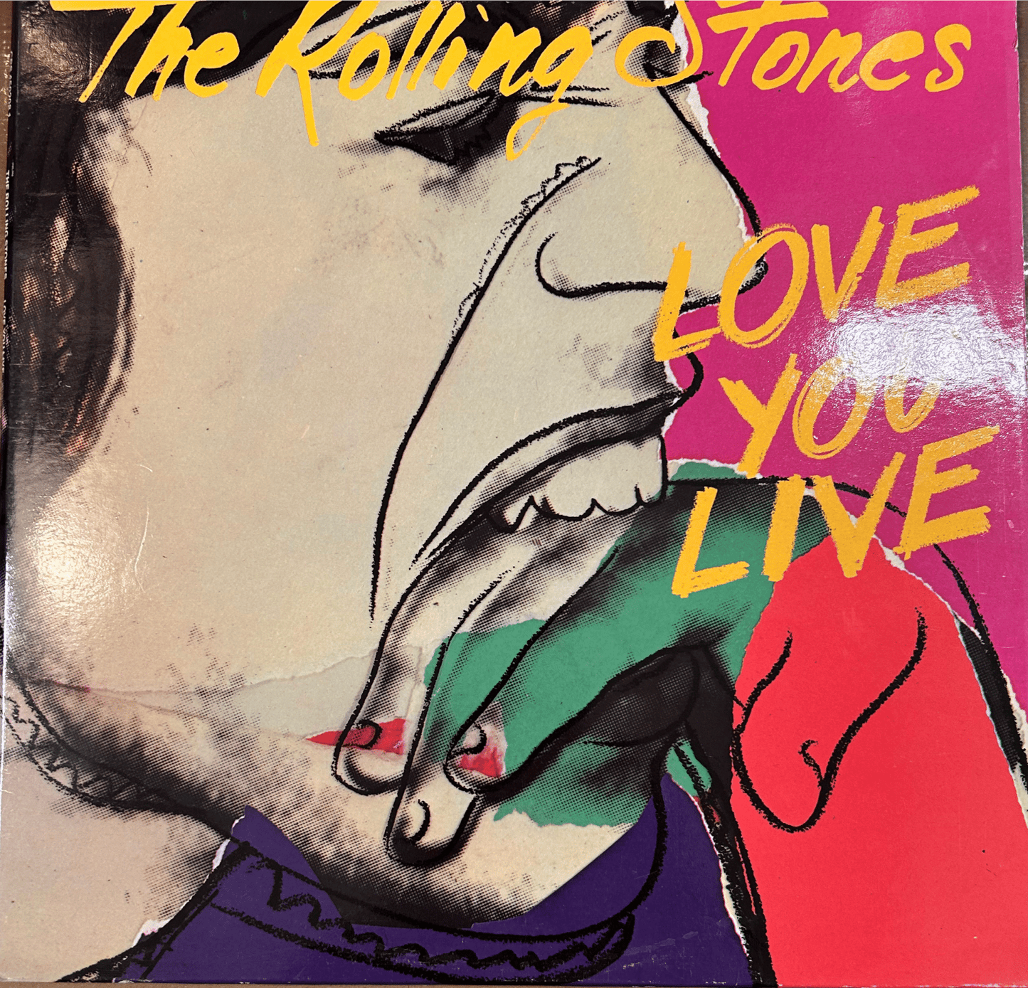 LP The Rolling Stones ‎– Love You Live 2ª mano - DISCOS NAKASHA
