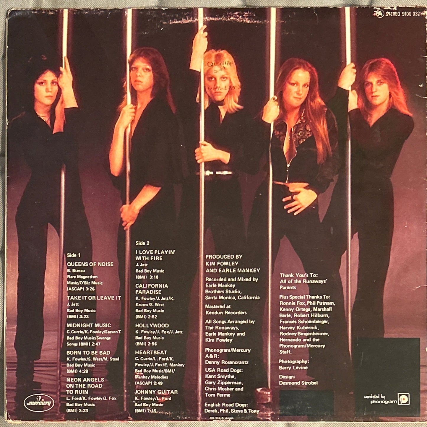 LP The Runaways ‎– Queens Of Noise 2ª Mano - DISCOS NAKASHA