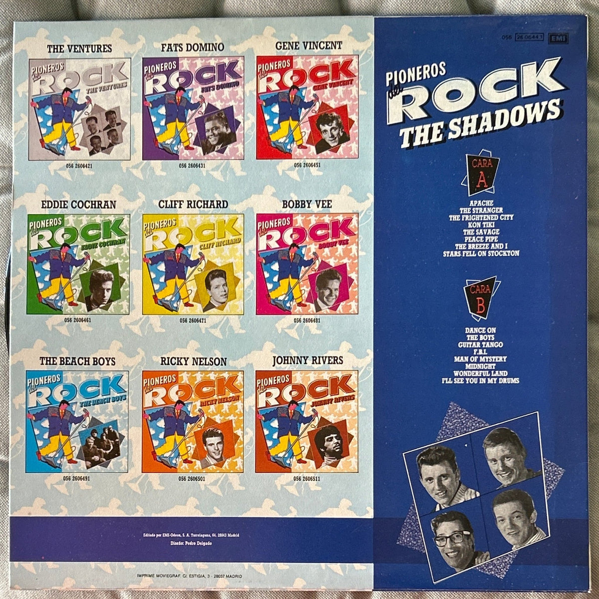 LP The Shadows – Pioneros Del Rock 2ª Mano (Producto exclusivo recogida en tienda) - DISCOS NAKASHA